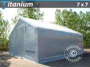 Storage shelter 7x7x2.5x4.2 m Titanium